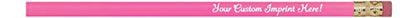 Express Pencils™ Personalized Pencils Round Custom Imprinted with your Name - Text - Logo - Message- 12 pkg - Includes Personalization - Great Gift Idea (Deep Pink) - color: Deep Pink