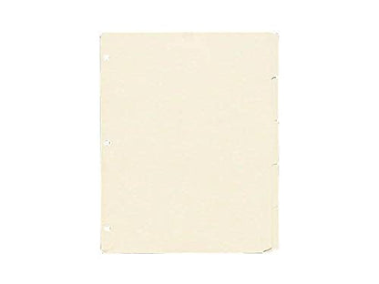 Oxford Blank Write-On Binder Dividers, 5-Tab, 1/5 Cut, 3-Hole Punched, Letter Size, Manila, 20 Sets Per Box (13V) - Cream