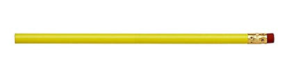 Pencil Guy Blank Round Pencils, Yellow, 144 to a box | Not Sharpened - color: Yellow, size: 1 Count (Pack of 144), style: Not Sharpened