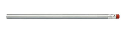 Pencil Guy Blank Round Pencils, Silver, 144 to a box | Not Sharpened - color: Silver, size: 1 Count (Pack of 144), style: Not Sharpened
