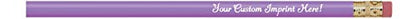 Express Pencils Personalized Pencils Round Custom Imprinted with your Name - Text - Logo - Message- 12 pkg FREE PERSONALIZATION Great Gift Idea (Lilac) - color: Lilac