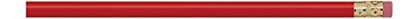 Express Pencils™ Personalized Pencils Round Custom Imprinted with your Name - Text - Logo - Message- 12 pkg - Customizable - Made in USA -Great Gift Idea (Red) - color: Red