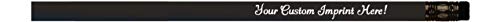 Express Pencils™ Personalized Pencils Round Custom Imprinted with your Name - Text - Logo - Message- 12 pkg - Customizable- Made in USA - Great Gift Idea (Flat/Matte Black) - color: Flat/Matte Black