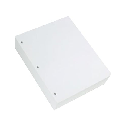 Staples Copy Paper, 8 1/2" x 11", 3 Hole Punched, Case, For Office, School & Home - size: 5,000 Sheets, style: Standard