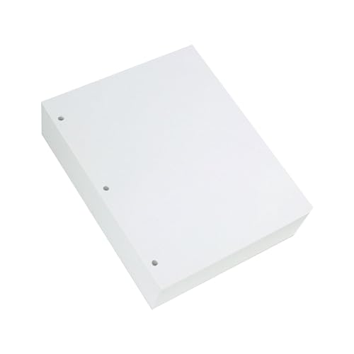 Staples Copy Paper, 8 1/2" x 11", 3 Hole Punched, Case, For Office, School & Home - size: 5,000 Sheets, style: Standard