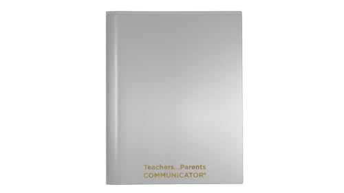 Nicky's Folders® English Communicator, Parent-Teacher Folder, Patented Tear-Resistant Flexible Plastic 2 Inside Pockets, 2 Exterior Sleeves, Letter Size Paper, Single Color(24 Pack) (Metallic Silver) - color: Metallic Silver