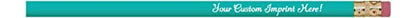 Express Pencils™ Personalized Pencils Round Custom Imprinted with your Name/Text/Logo/Message- 12 pkg - Includes Personalization - Great Gift Ideas (Light Turquoise) - color: Light Turquoise