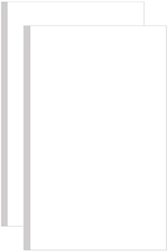 (2-Pack) 8.5" x 14" Blank Print Paper - 100Sheets/200Pages Blank Loose-Leaf Paper, Legal Size Printing in Office/Home/School, 100gsm Blank Paper - size: 2-Pack(8.5" x 14")