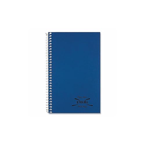 Rediform National Kolor Kraft Cover Notebook, College Ruled, Blue, 1 Subject, 7.75" x 5", 80 Sheets (33502) - size: 8 x 5 inches