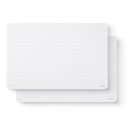 Notsu Lined Desk Notepad 2 Pack | Minimalist Ruled Memo Mouse Pads with Premium Thick Paper, Small 5.5" x 8.5" - size: 5.5" x 8.5", style: Lined