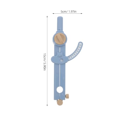 TEHAUX Professional Metal Compass with Scale for Students, Sturdy Iron Geometry Tool Kit Suitable for Classroom Settings, Multi-Function Circle Drawing Tool and Math Supplies