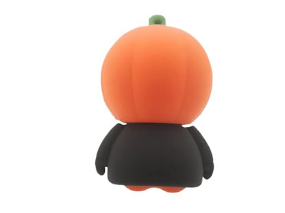 64GB USB 2.0 Flash Drive Cartoon Novelty Halloween Pumpkin Man Memory Stick Silicone Rubber Pendrive - color: Pumpkin man, size: 64GB 2.0
