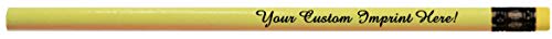 Express Pencils™ Personalized Pencils Round Neon Colors Custom Imprinted with your Name - Text - Logo - Message- 12 pkg - ** Includes Personalization - Great Gift Idea (Neon Blue) - color: Neon Blue