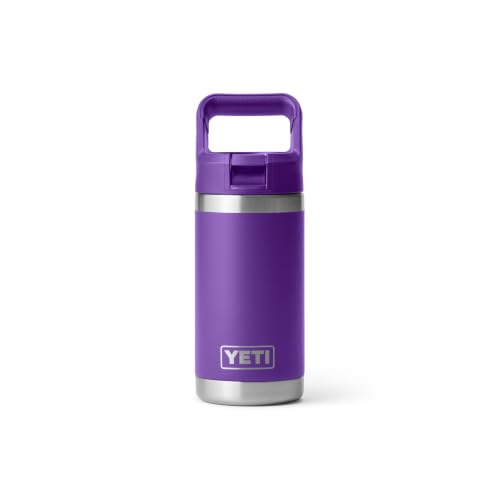 YETI Rambler Jr. 12 oz Kids Bottle, with Straw Cap - color: Pace Purple