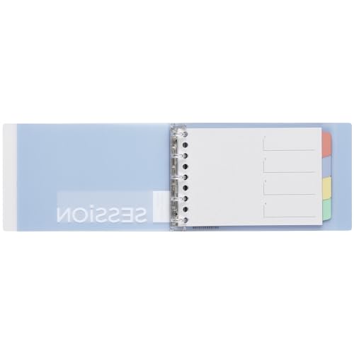 Maruman FM310A-52A Loose Leaf Binder Session Mini Size, 5 Holes, Sora IRO - color: Blue (Light), size: ミニ