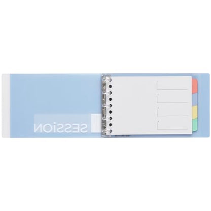 Maruman FM310A-52A Loose Leaf Binder Session Mini Size, 5 Holes, Sora IRO - color: Blue (Light), size: ミニ