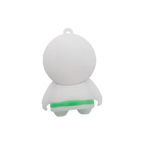 64GB USB 2.0 Flash Drive Cartoon Novelty Halloween White Devil Memory Stick Silicone Rubber Pendrive - color: Halloweendevil, size: 64GB 2.0