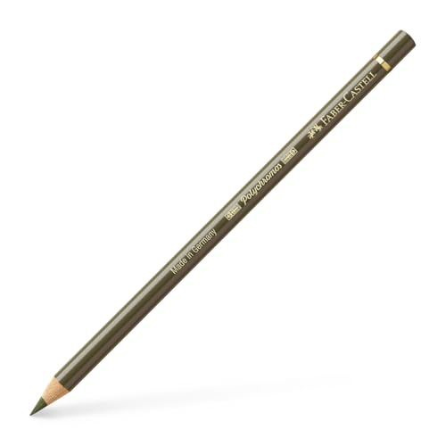 Faber-Castell Polychromos Artists' Single Pencil - Colour 173 Olive Green Yellowish - color: Olive Green Yellowish