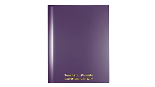 Nicky's Folder® English Communicator, Parent-Teacher Folder, Patented Tear-Resistant, Flexible Plastic, 2 Inside Pockets, 2 Exterior Sleeves, Letter Size Paper, Single Color (24 Pack)(Metallic Violet) - color: Metallic Violet