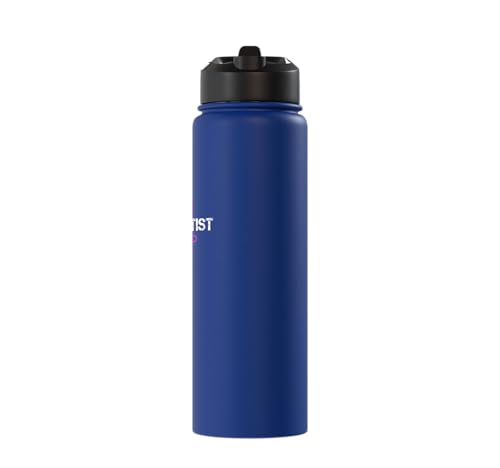 nurse anesthetist loading - future crna nursing student Stainless Steel Insulated Water Bottle - color: Royal Blue