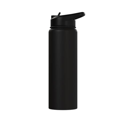 Magna Cum Laude Class Of 2026 Distinction Degree Graduation Stainless Steel Insulated Water Bottle - color: Black