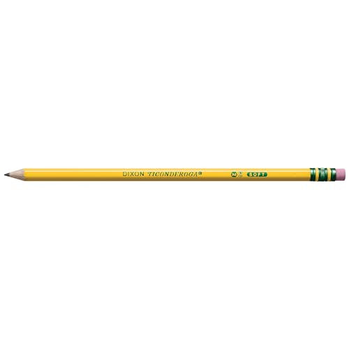 Ticonderoga Wood-Cased Pencils, Pre-Sharpened, #2 HB Soft, Yellow, 30 Count - size: 30 Count (Pack of 1)