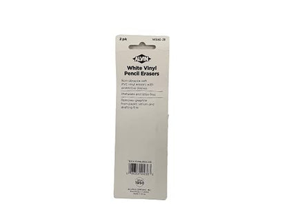 Vinyl Erasers for Kids. Large Eraser for Kids and School - Pack of 2 - Jumbo Vinyl for Pencils