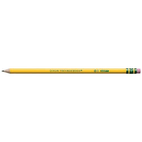 Ticonderoga Wood-Cased Pencils, Pre-Sharpened, 2 HB Soft, Yellow(Pack of 480)