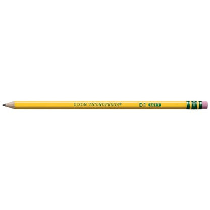 Ticonderoga Wood-Cased Pencils, Pre-Sharpened, 2 HB Soft, Yellow(Pack of 480)