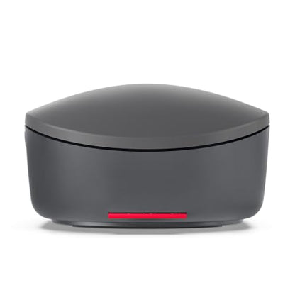 Lenovo Go USB-C Essential Wireless Mouse, 2.4 GHz Nano USB-C Receiver, Adjustable DPI, Rechargeable Battery, Ambidextrous, GY51C21210, Grey - color: Essential