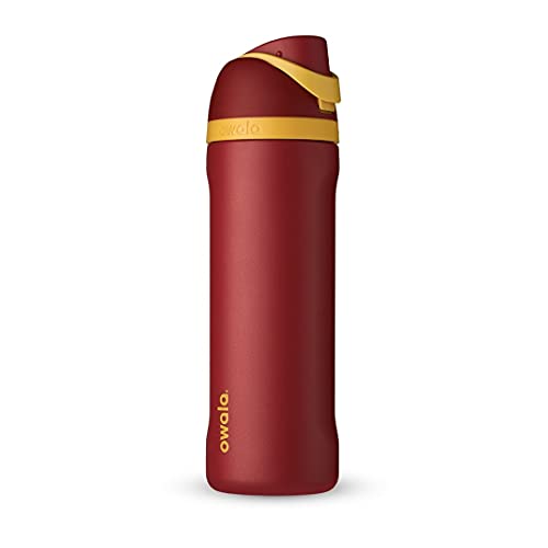 Owala Harry Potter FreeSip Insulated Stainless Steel Water Bottle with Straw, BPA-Free Sports Water Bottle, Great for Travel, 24 Oz, Gryffindor - color: Gryffindor, size: 24 Ounces