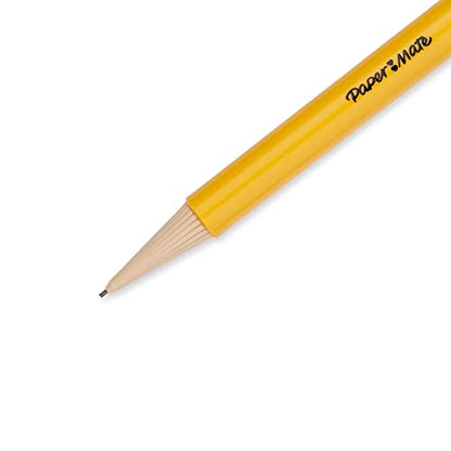 Paper Mate SharpWriter Mechanical Pencils, 0.7mm, HB #2, Yellow, 12 Count - size: 12 Count (Pack of 1), style: 12 Count Yellow