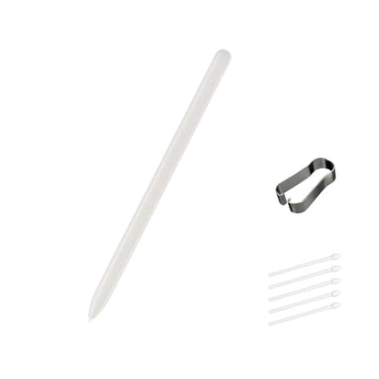 Alovexiong S Pen for Samsung Galaxy Tab S9 FE/S9 FE Plus, SM-X510, SM-X516B, SM-X610, SM-X616B, 4096 Levels of Pressure Sensitivity, Metal, Silvery - color: Silvery