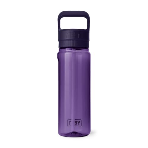 YETI Yonder 750 ml/25 oz Water Bottle with Yonder Straw Cap, Pace Purple - color: Pace Purple, size: 25 Ounces