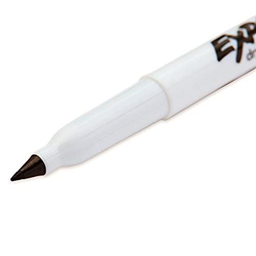 EXPO Low-Odor Dry Erase Markers, Ultra-Fine Tip, Black, 4 Count (Pack of 2) - size: 1 Count (Pack of 8)
