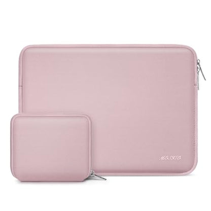 MOSISO Laptop Case 13 inch, 13 inch Laptop Sleeve Bag Compatible with MacBook Neo/Air M5 M4 M3 M2 M1 2026-2018 / Pro M2 M1 2026-2016, Neoprene Computer Sleeve Bag with Small Case, Baby Pink - color: Baby Pink, size: 13 inch