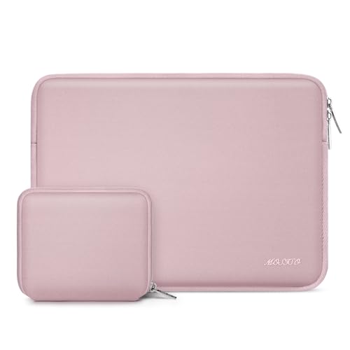 MOSISO Laptop Case 13 inch, 13 inch Laptop Sleeve Bag Compatible with MacBook Neo/Air M5 M4 M3 M2 M1 2026-2018 / Pro M2 M1 2026-2016, Neoprene Computer Sleeve Bag with Small Case, Baby Pink - color: Baby Pink, size: 13 inch
