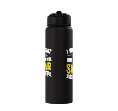 Indoor Spinning Funny Spin Class Stainless Steel Insulated Water Bottle
