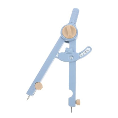 TEHAUX Professional Metal Compass with Scale for Students, Sturdy Iron Geometry Tool Kit Suitable for Classroom Settings, Multi-Function Circle Drawing Tool and Math Supplies