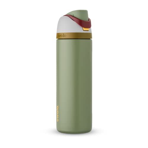 Owala Star Wars FreeSip Insulated Stainless Steel Water Bottle with Straw for Sports and Travel, BPA-Free, 24-Ounce, Boba Fett - color: Boba Fett, size: 24 Ounces