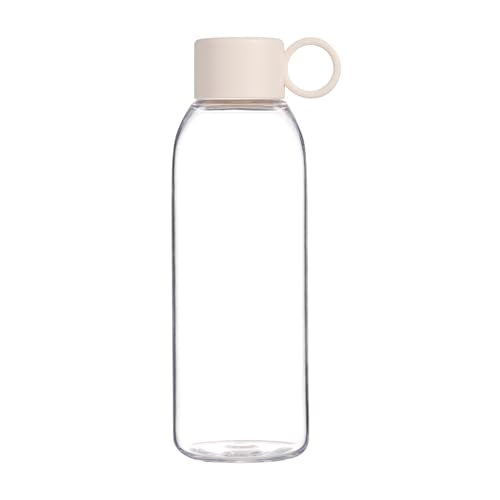 emoi 22oz Clear Water Bottle, Reusable Leak Proof BPA-Free Water Bottles for Boys Girls Men Women Perfect Size for School Travel Hiking Gym Office Ideal for Daily Hydration-White - color: White, size: 22 Ounces