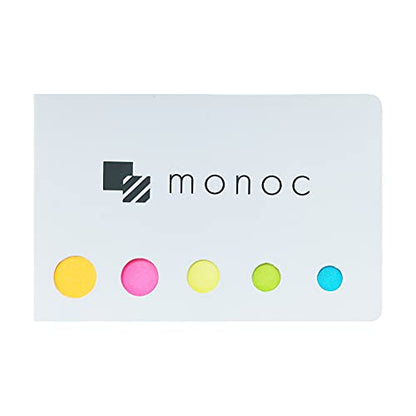 Uni Pencil Lead,"The Uni" Smudge-Proof Leads, 0.5mm 4B, 3 Pack &"monoc" Sticky Note(Japan Import)