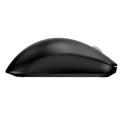 Incase Bluetooth Ergonomic Mouse – Designed by Microsoft – Two Thumb Buttons, Easy to Grip Thumb Rest, Precision Tracking, Connects 3 Devices, 15 Month Battery Life, Mac/Windows PCs/Laptops (Black) - color: Black