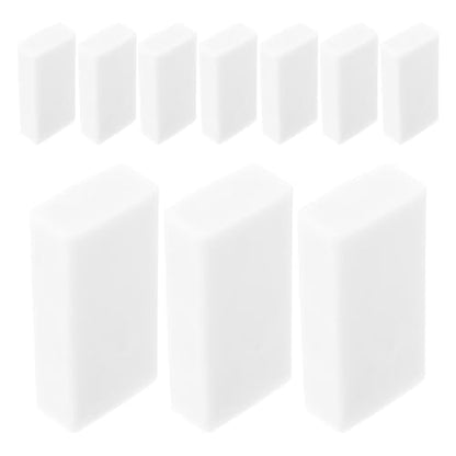 ERINGOGO 20pcs White Pencil Erasers, Soft Rectangular PVC Erasers for Drawing, Sketching, and Painting Supplies, Student Art and School Use