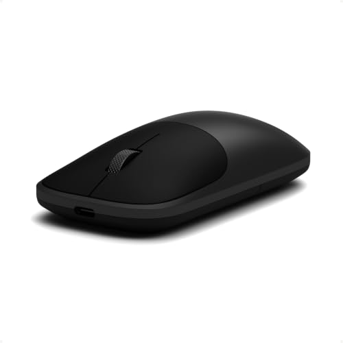 Satechi Slim EX Wireless Mouse, Multi-Device Bluetooth & 2.4GHz Connection for macOS, Windows, iPadOS, and Android, Quiet Clicks, Anodized Aluminum Shell, USB-C Rechargeable Battery, Space Black - color: Space Black