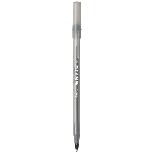 BIC Round Stic Xtra Life Ballpoint Pen, Ultra Long Lasting and Consistent Ink Flow, 60-Count in Black Ink - color: Black, size: 60 Count (Pack of 1)