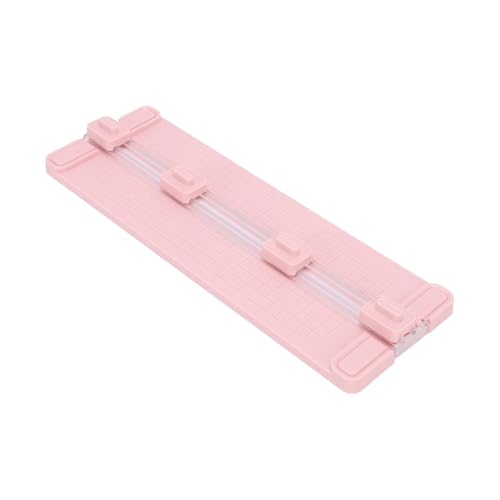Hilitand Multi Function Paper Cutter Trimmer with Safe Hidden Blade and Wave Straight Cuts for Crafting A4 Paper and Photo Projects