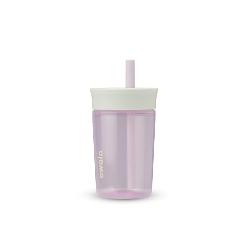 Owala Kids Insulation BPA-Free Plastic Tumbler with Spill Resistant Flexible Straw, Easy to Clean, Kids Water Bottle, Great for Travel, Dishwasher Safe, 15 Oz, Mint and Pink, (Unicorn) - color: Mint and Pink (Unicorn), size: 15 Ounces