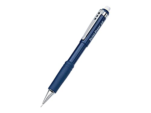 Pentel Automatic Pencil with Twist Eraser, 0.9 mm, Blue (PENQE519C)