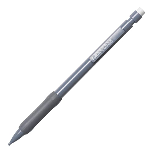 BIC Xtra Comfort Mechanical Pencils with Erasers, Medium Point (0.7mm), 6-Count Pack, Bulk Mechanical Pencils for School or Office Supplies